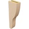 Ekena Millwork 3"W x 6"D x 18"H Thin Greensboro Rough Cedar Woodgrain TimberThane Corbel, Primed Tan CORUR03X06X18GRNRCPR - alternate 6